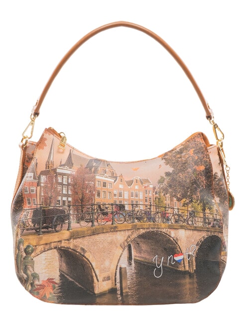YNOT YESBAG Torba na ramię jesienna rzeka - Torby damskie
