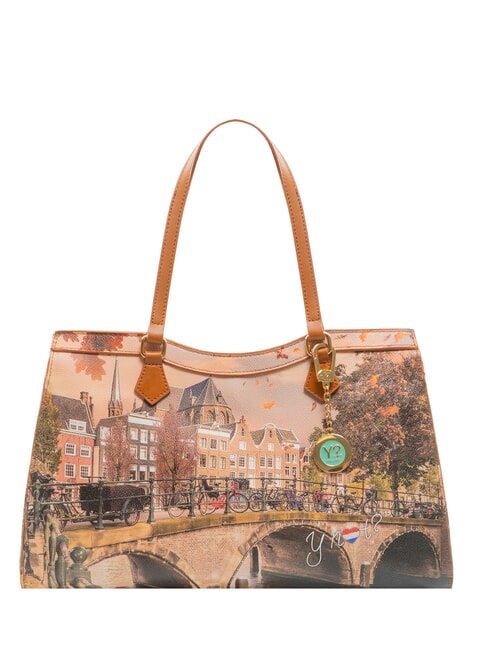 YNOT YESBAG Torba na ramię jesienna rzeka - Torby damskie
