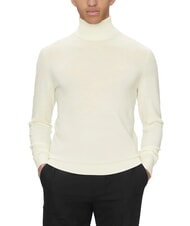 CALVIN KLEIN CK Sweter z golfem z wełny o dopasowanym kroju - Koszulki męskie