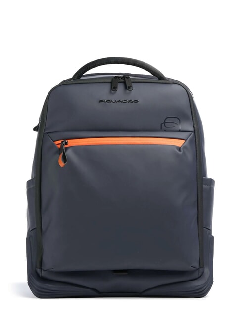 PIQUADRO CORNER SPECIALE GOMMATO  Plecak na laptopa 15,6" niebieski - Plecaki na laptopa do pracy