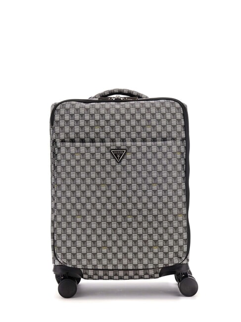 GUESS FOLLIE 18 Wózek na bagaż podręczny czarne logo - Bagaż podręczny
