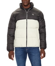 CALVIN KLEIN CK JEANS Kurtka puchowa z naszywką z logo kość słoniowa / czarny ck - Kurtki puchowe męskie - 1