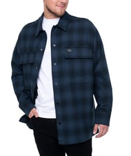 CALVIN KLEIN CK JEANS Koszula w kratkę oversize z długim rękawem - Koszule męskie