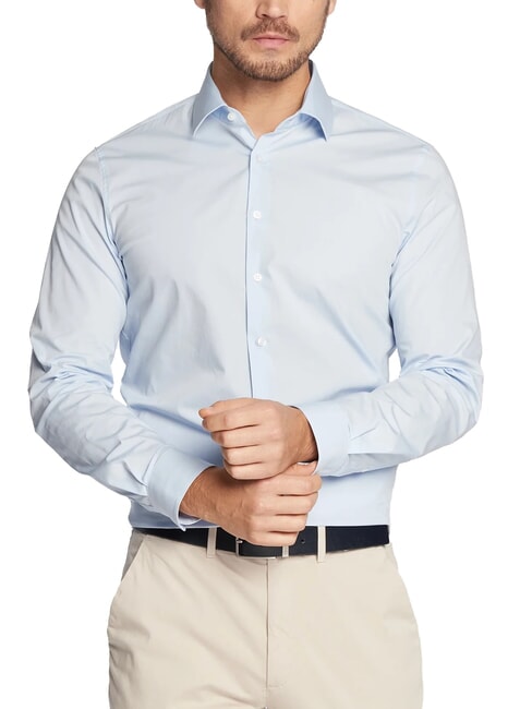 CALVIN KLEIN CK  spokojny niebieski - Koszule męskie