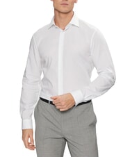 CALVIN KLEIN CK Koszula elastyczna, regularny kr&oacute;j jasnobiały - Koszule męskie - 1