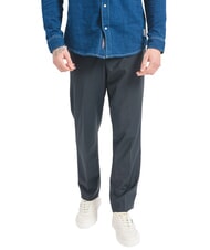 CALVIN KLEIN CK Spodnie z mieszanki wełny o dopasowanym kroju czarny - Spodnie męskie - 1