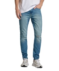 CALVIN KLEIN CK JEANS Jeansy o dopasowanym kroju z przetarciami - Jeansy męskie