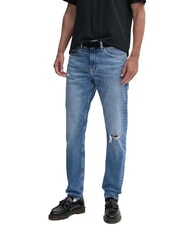 CALVIN KLEIN CK JEANS Jeansy zwężane ku dołowi z wysokim stanem - Jeansy męskie