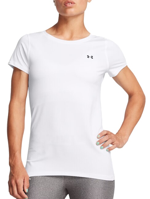 UNDER ARMOUR TECH MESH Koszulka z krótkim rękawem biały - Koszulki i topy damskie