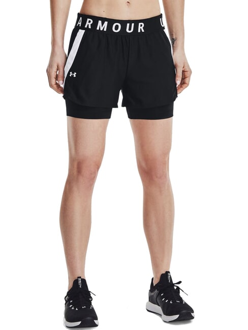 UNDER ARMOUR PLAY UP Spodenki sportowe czarny - Spodnie męskie