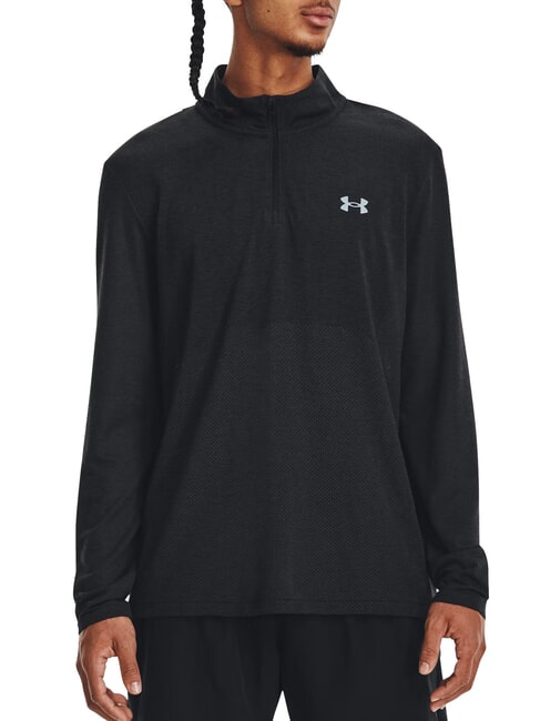 UNDER ARMOUR SEAMLESS Bluza sportowa czarny - Bluzy męskie