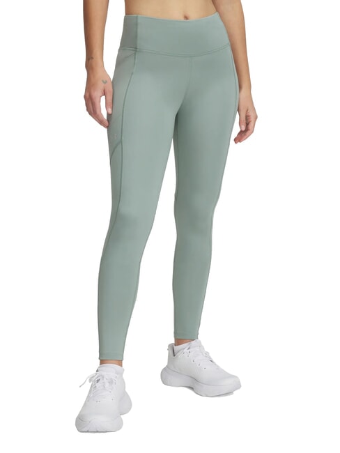 UNDER ARMOUR LAUNCH Legginsy zieleń krzemionkowa - Spodnie damskie