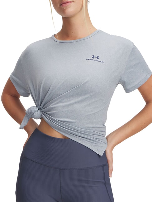 UNDER ARMOUR VANISH Koszulka ulewa szara - Koszulki i topy damskie