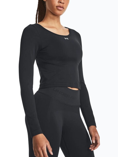 UNDER ARMOUR VANISH Koszulka z długim rękawem czarny - Koszulki i topy damskie