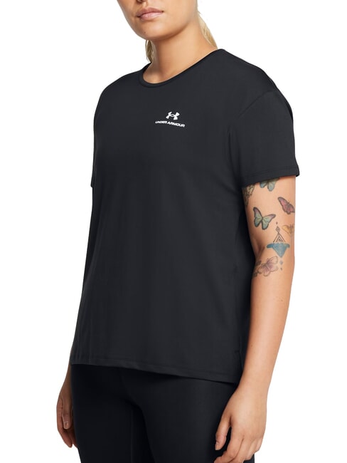 UNDER ARMOUR VANISH Koszulka czarny - Koszulki i topy damskie