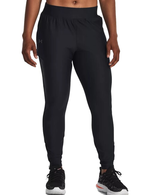 UNDER ARMOUR LAUNCH Spodnie dresowe czarny - Dresy sportowe damskie