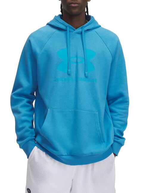 UNDER ARMOUR RIVAL FLEECE Bluza z kapturem eter niebieski - Bluzy męskie