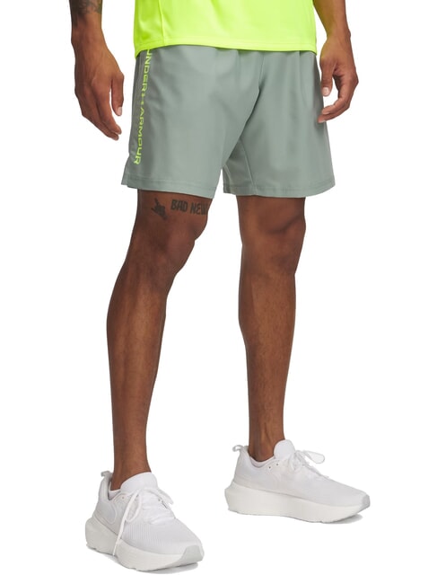 UNDER ARMOUR TECH WOVEN Spodenki sportowe zieleń krzemionkowa - Dresy sportowe męskie