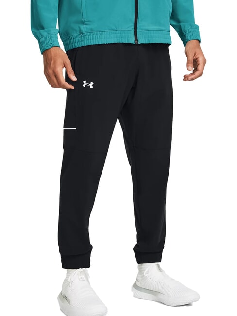 UNDER ARMOUR ZONE Spodnie dresowe czarny - Dresy sportowe męskie