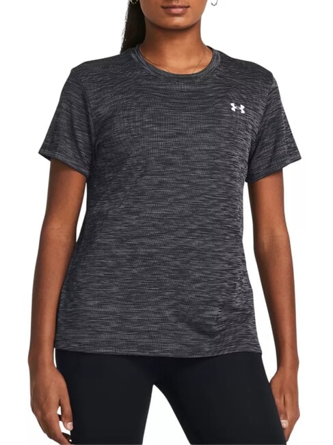 UNDER ARMOUR TECH TEXTURED Koszulka czarny - Koszulki i topy damskie