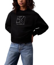CALVIN KLEIN CK KIDS Bluza z okrągłym dekoltem i nadrukiem - Bluzy dziecięce