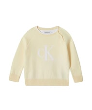 CALVIN KLEIN CK KIDS Bluza z okrągłym dekoltem i guzikami - Bluzy dziecięce