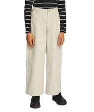 CALVIN KLEIN CK KIDS Spodnie sztruksowe dla dziewcząt - Spodnie dziecięce