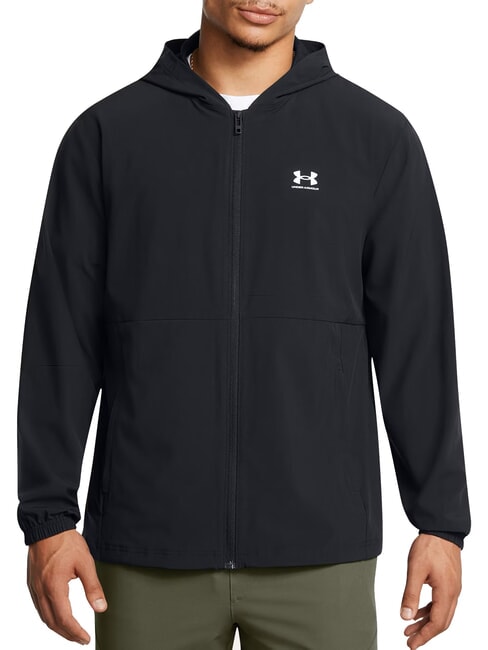 UNDER ARMOUR VIBE WOVEN Kurtka z kapturem czarny - Kurtki męskie