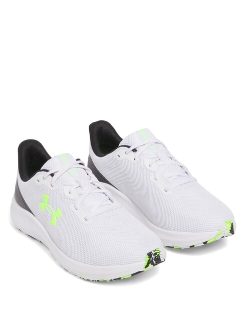 UNDER ARMOUR CHARGED PURSUIT 4 Adidasy biały - Buty męskie