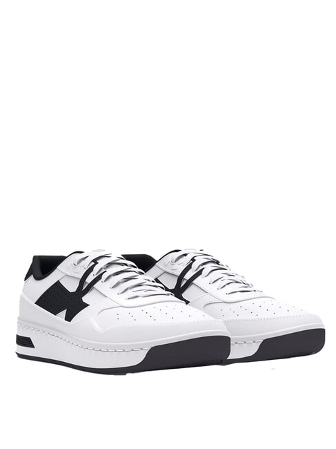 UNDER ARMOUR COURT 96 Skórzane trampki biały - Buty męskie