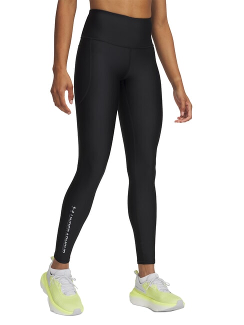 UNDER ARMOUR TECH BRANDED Legginsy czarny - Spodnie damskie