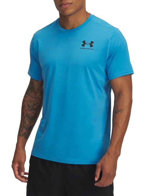 UNDER ARMOUR HEATGEAR FITTED Koszulka z krótkim rękawem eter niebieski - Koszulki męskie