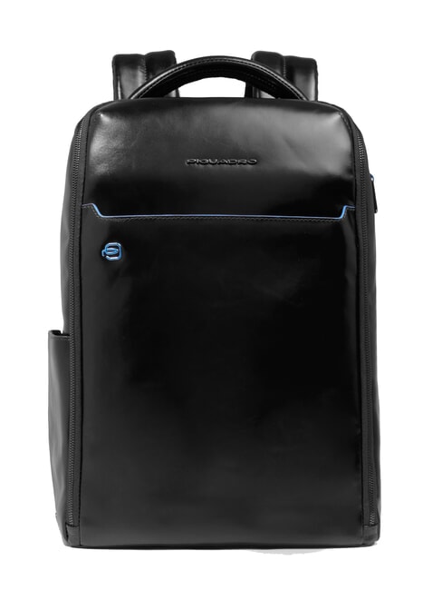 PIQUADRO BLUE SQUARE Plecak na laptopa 14" Fast-check Czarny - Plecaki na laptopa do pracy