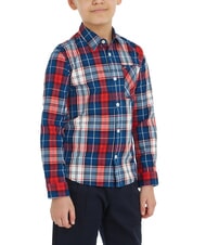 TOMMY HILFIGER TH KIDS Tartan Koszula bawełniana - koszule dziecięce