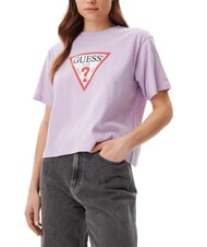 GUESS JEANS SS CN BOXY ICONIC  Koszulka bawełniana - Koszulki i topy damskie