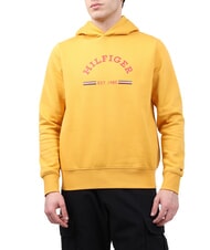 TOMMY HILFIGER TH 1985 Bluza z kapturem ż&oacute;łty miejski - Bluzy męskie - 1