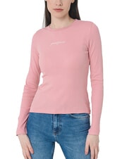 GUESS JEANS EMBRO Koszulka z długim rękawem w prążki - Koszulki i topy damskie