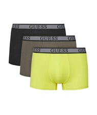 GUESS JOE 3 wielokolorowe bokserki czarny grzebień lawowo-ż&oacute;łty - Majtki męskie - 1