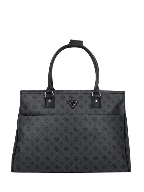 GUESS WILDER Torba na ramię z kieszenią na laptopa ciemnoszary - Torby damskie