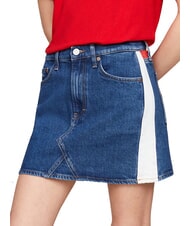 TOMMY HILFIGER TH JEANS Kr&oacute;tka sp&oacute;dnica dżinsowa - Sp&oacute;dnice damskie