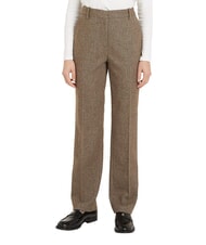 TOMMY HILFIGER TH  Spodnie z mieszanki wełny - Spodnie damskie