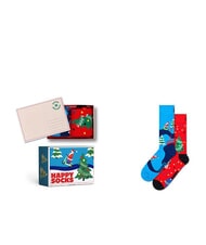 HAPPY SOCKS HAPPY HOLIDAYS Zestaw prezentowy składający się z 2 par skarpetek - Skarpetki damskie
