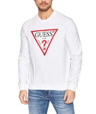 GUESS AUDLEY Bluza z logo tr&oacute;jkąta - Bluzy męskie