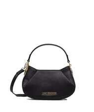 LOVE MOSCHINO CHUNKY TAB Mała torebka z paskiem na ramię Czarny - Torby damskie - 1