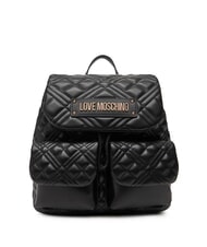 LOVE MOSCHINO QUILTED Plecak z dwiema kieszeniami Czarny - Torby damskie - 1
