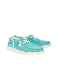 HEY DUDE WENDY FUNK COASTAL JUTE Łatwe w zakładaniu mokasyny jutowe ceramiczny niebieski - Buty męskie - 1