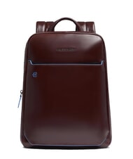 PIQUADRO BLUE SQUARE Plecak na laptopa 14" ze sk&oacute;ry - Plecaki na laptopa do pracy