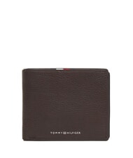 TOMMY HILFIGER TH CORP Mały sk&oacute;rzany portfel ziarna kawy - Portfele męskie - 1