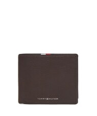 TOMMY HILFIGER TH CORP Portfel sk&oacute;rzany ziarna kawy - Portfele męskie - 1