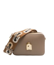 FURLA GARDENIA Torba na aparat fotograficzny ze sk&oacute;ry z nadrukiem keria - Torby damskie